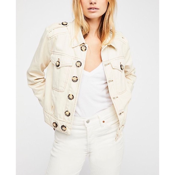 free people eisenhower denim jacket